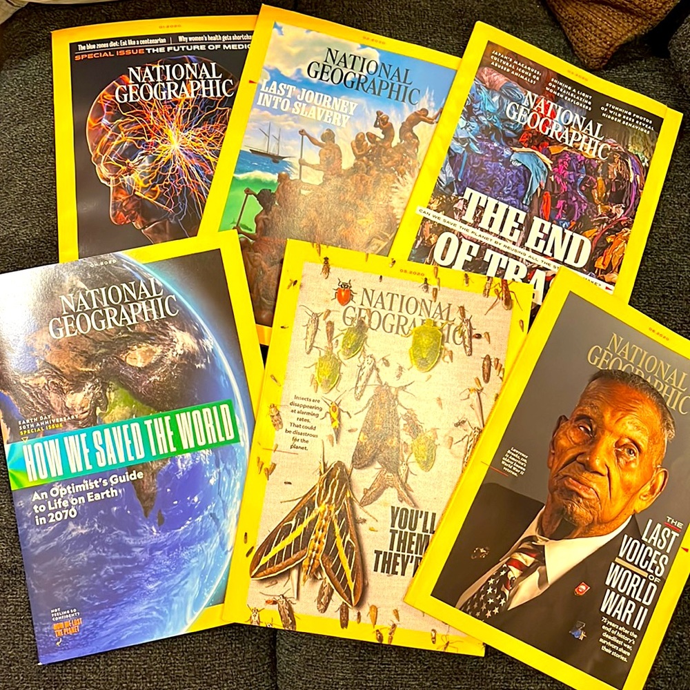 National Geographic 2020 (LOT OF 6)
